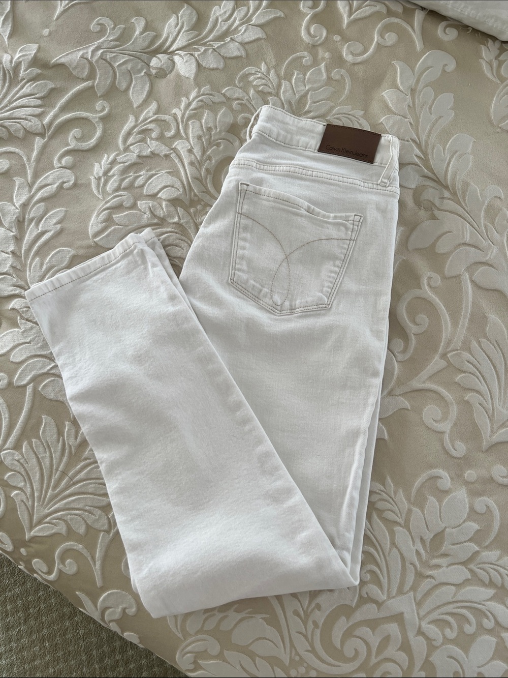 Calvin Klein White Women's Skinny Jeans